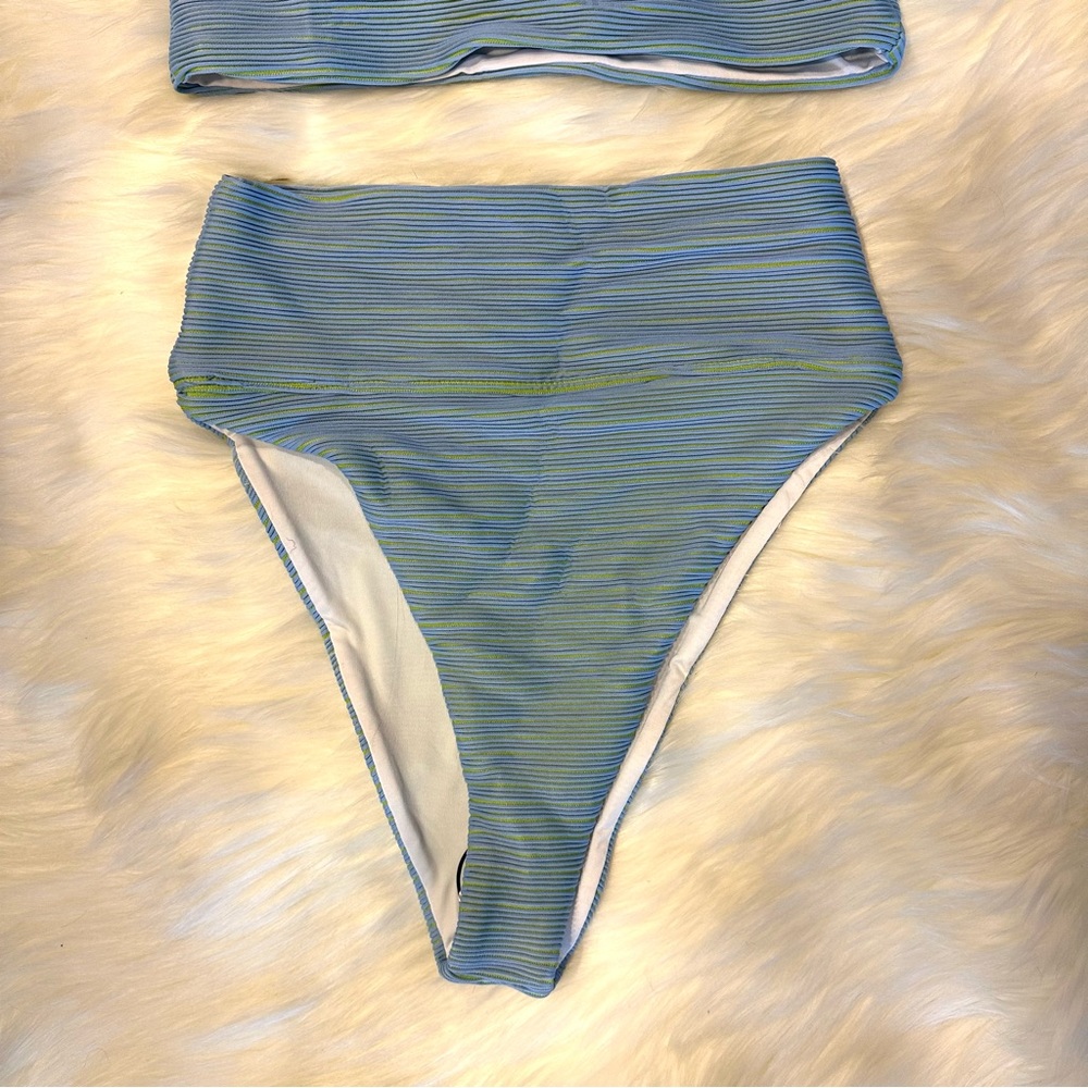 NWOT Beach Riot Ribbed Bikini Set Highwaisted - Picture 3 of 6